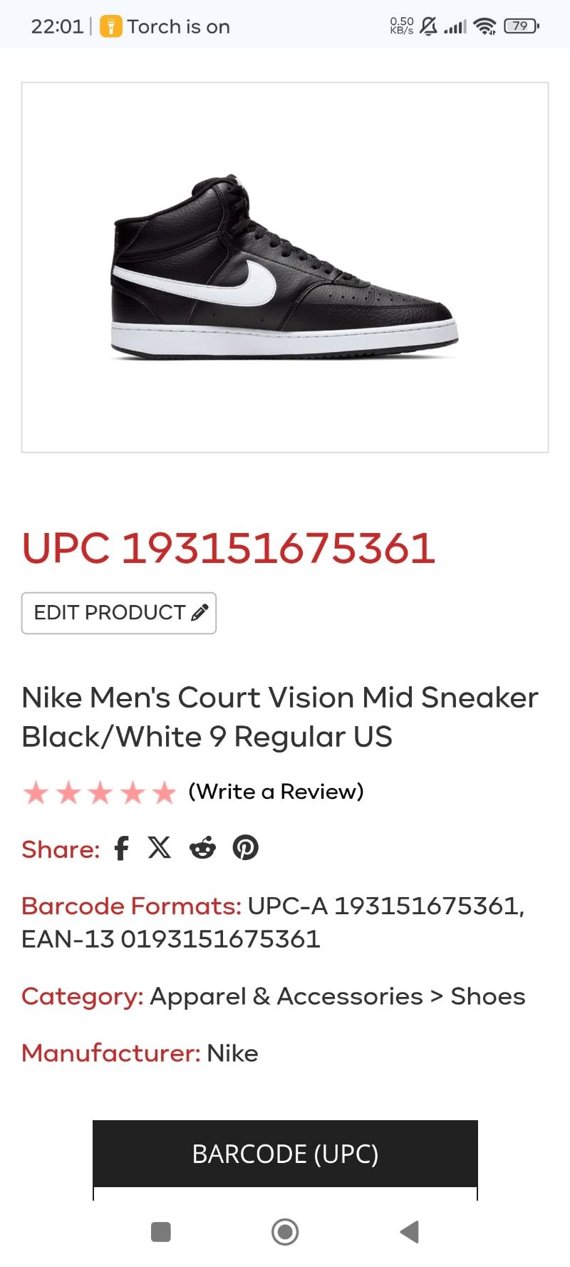 Nike Court Vision Mid
Sneaker, foto 7