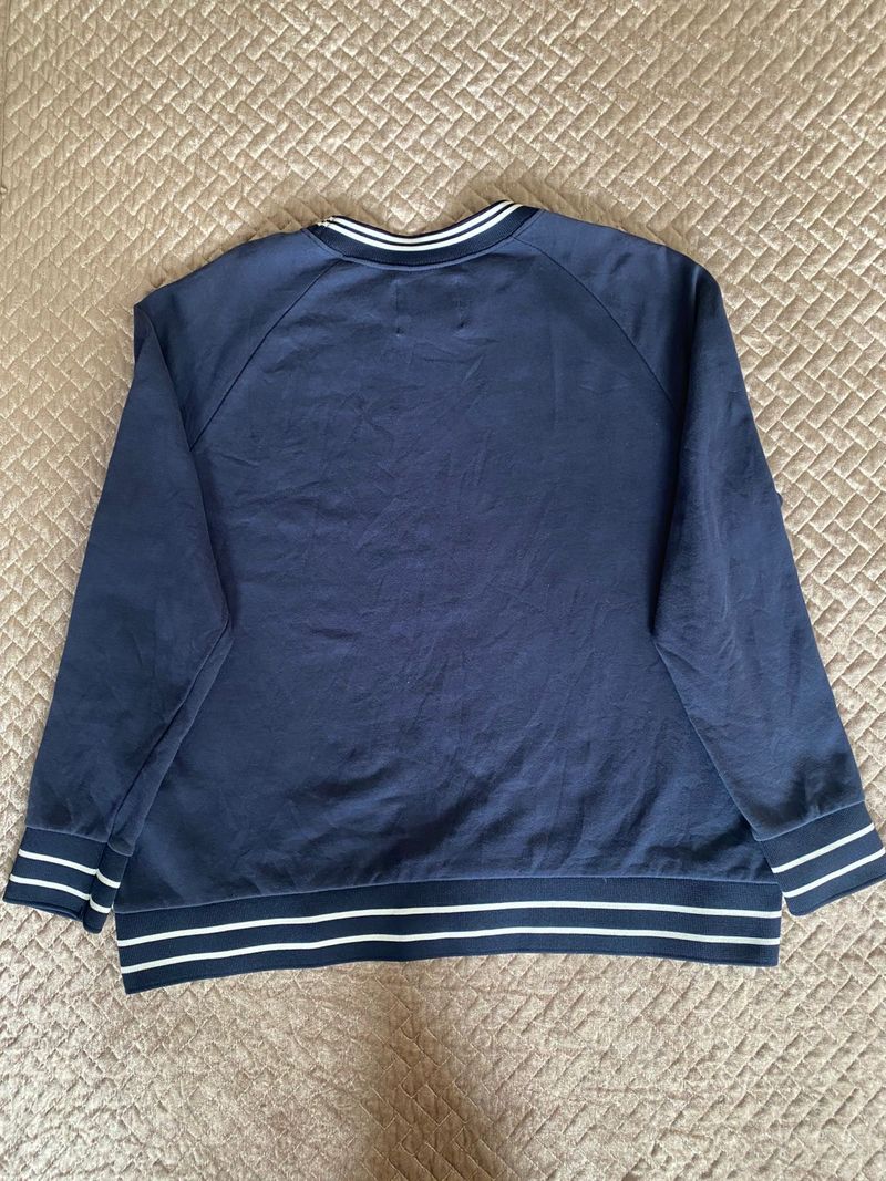 Pull & Bear Crew Neck Pullover Knitwear | NAVY, foto 4