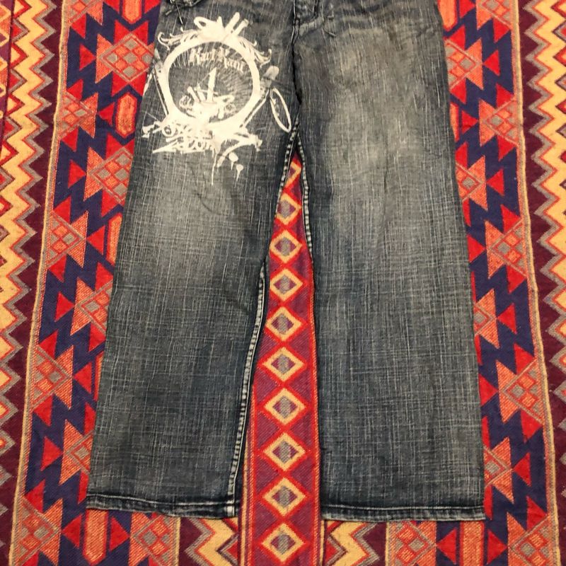 Y2k karl kani baggy pants, foto 9