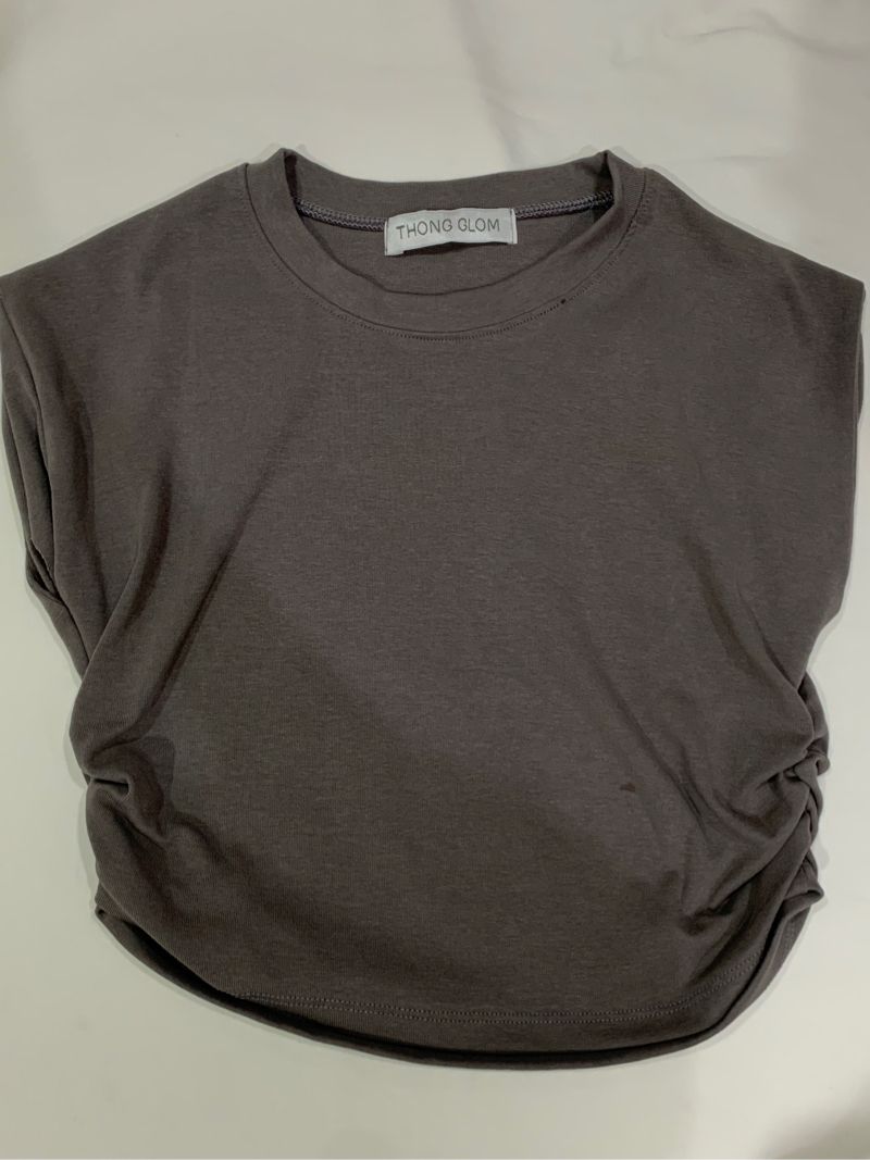 Sleeveless Scrunch Croptops, foto 3