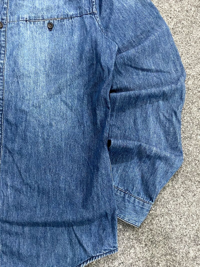 kemeja denim zara man, foto 4