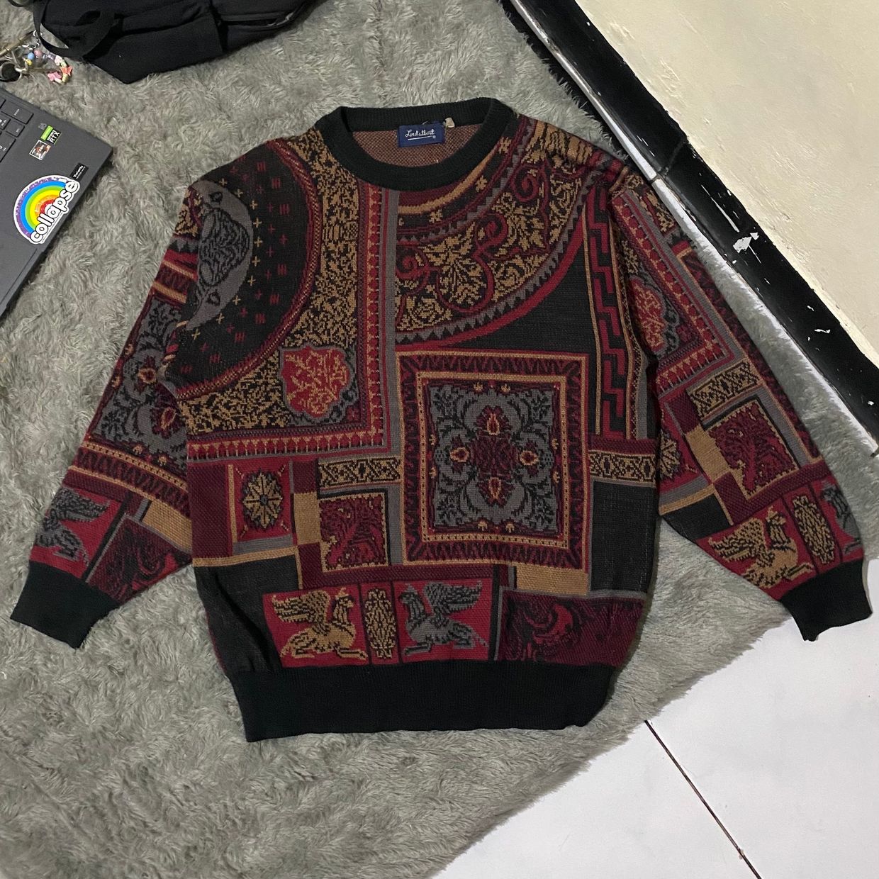 Vintage Sweatshirt Pria brown