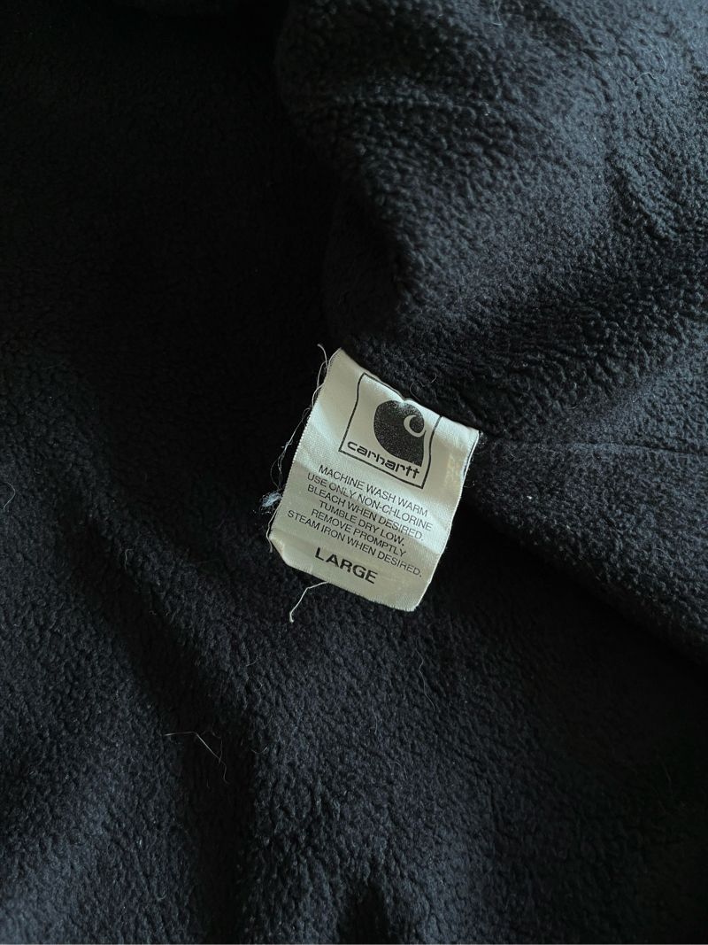 Carhartt Cotton Twill Work Jacket Script Black, foto 6