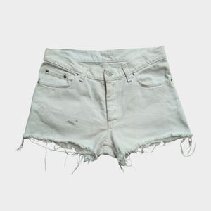 Vintage 1998 Helmut lang Painter cut off Jean