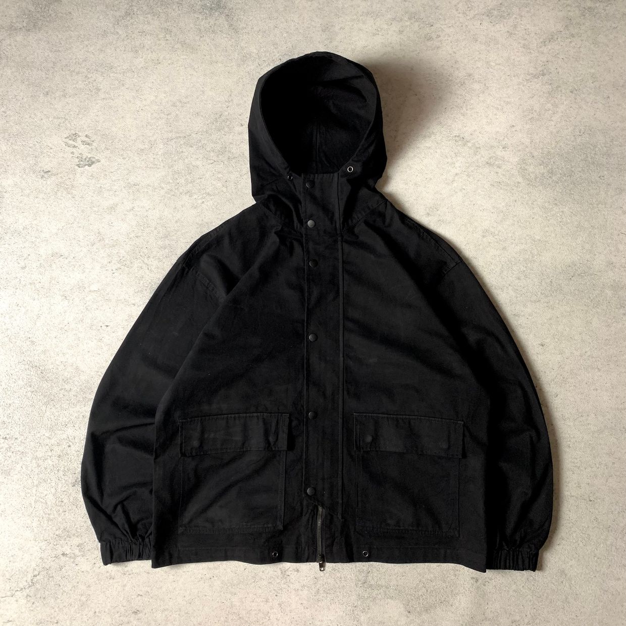 Gorpcore Casual Windbreaker Pria black, foto 2