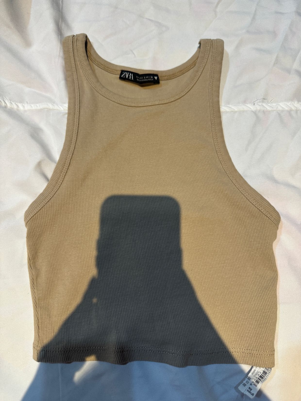 ZARA Casual Cami top Wanita brown