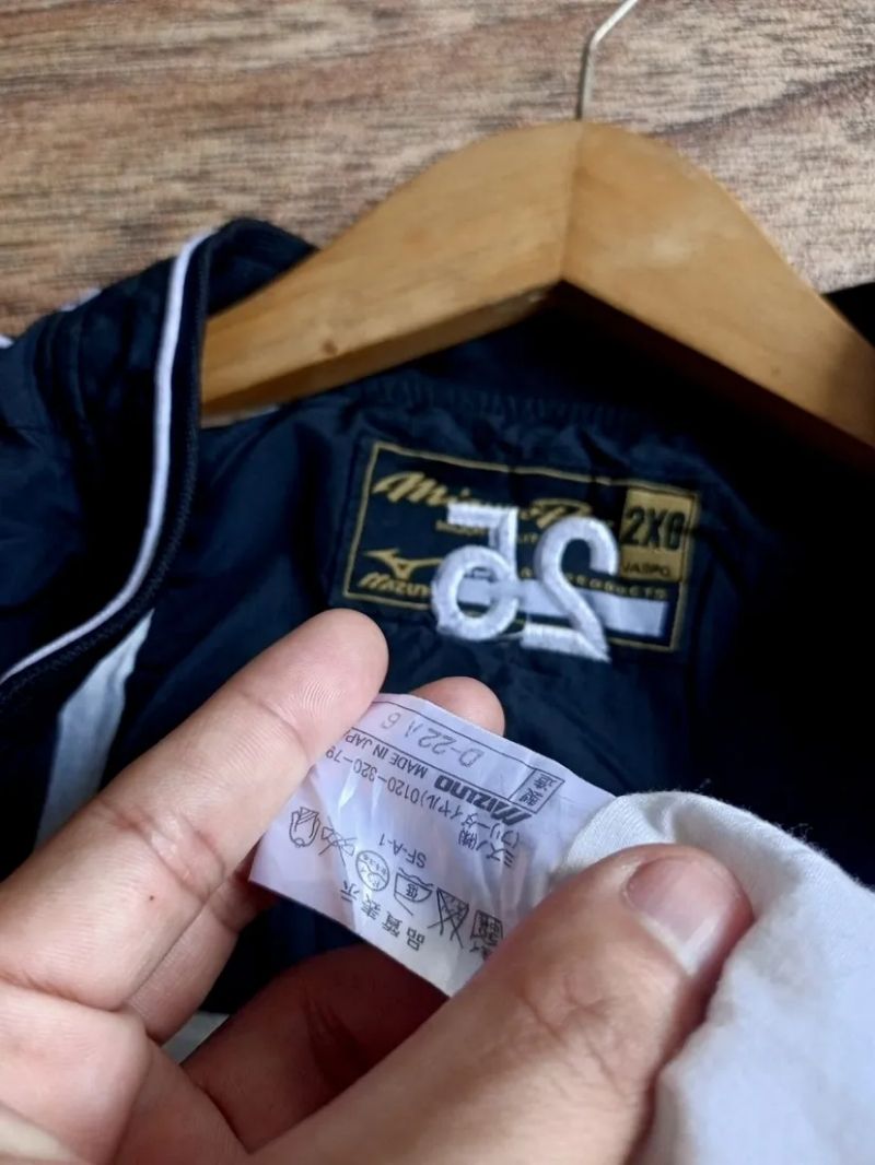 JAKET MIZUNO WINDBRAKER HALFZIP TAPED DALEMAN PURING, foto 3
