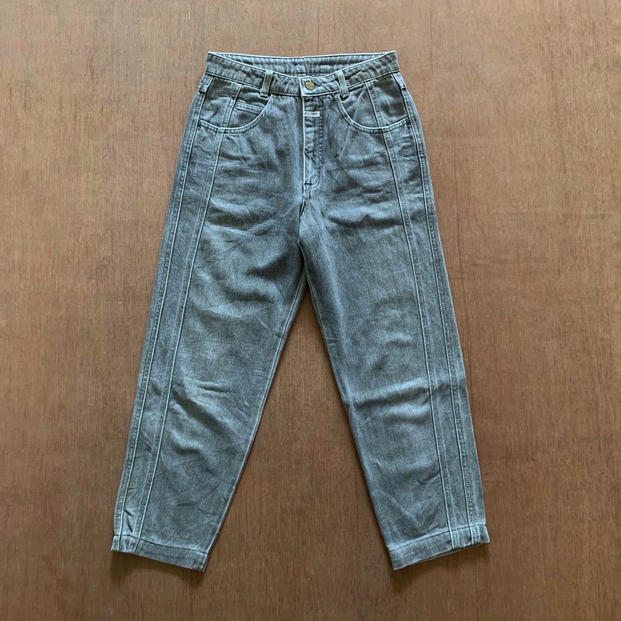 EDWIN Indie Casual Wide leg jeans Wanita gray