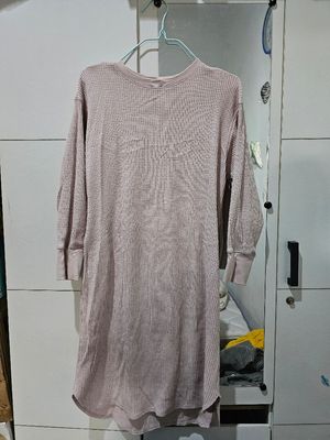 mididress waffle knit Uniqlo