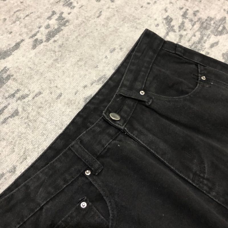 Black loose basic jeans, foto 7