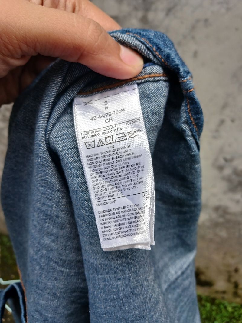 Kemeja denim cowo GAP, foto 4