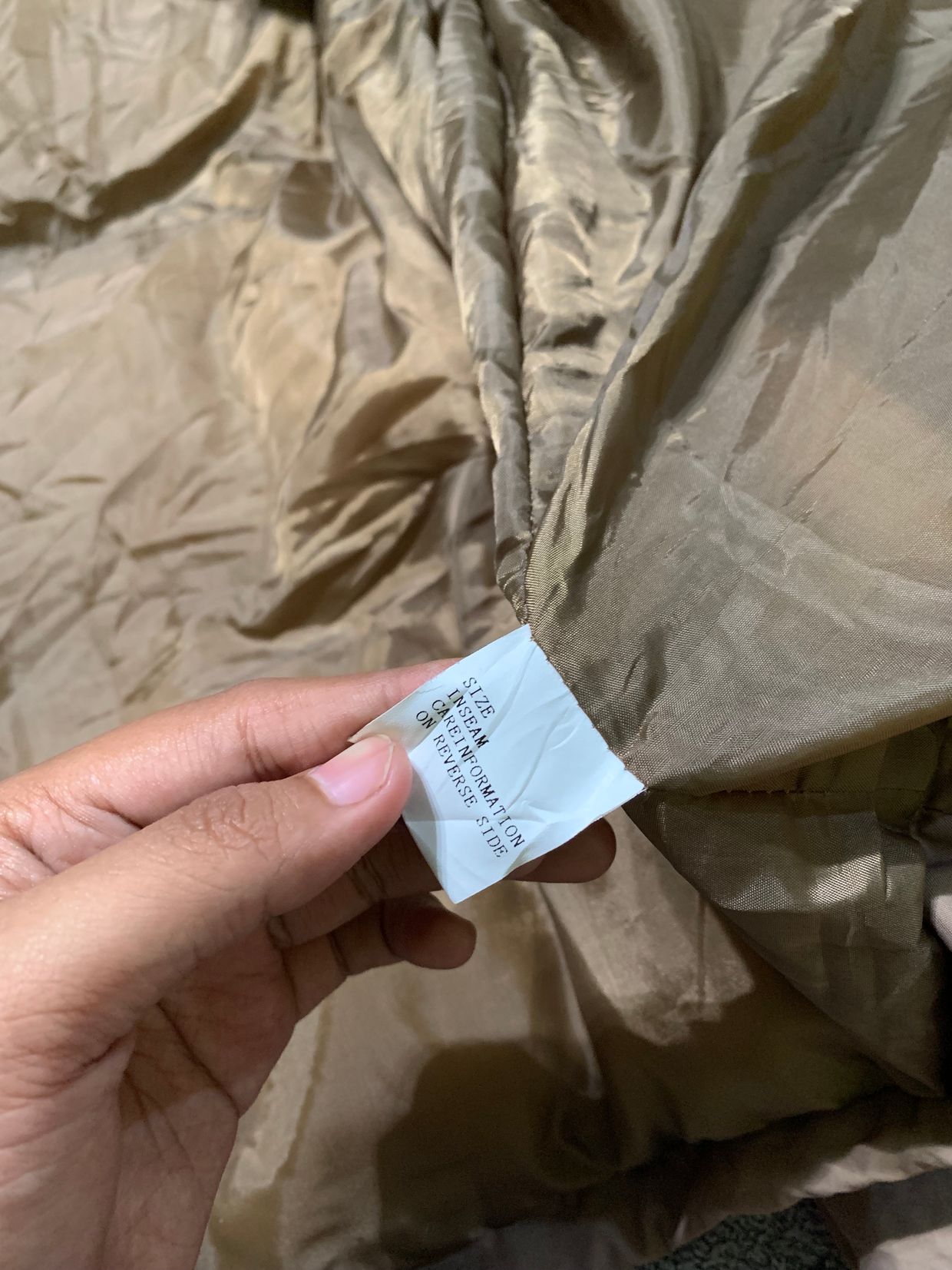 Gorpcore Puffer jacket Wanita tan, foto 3