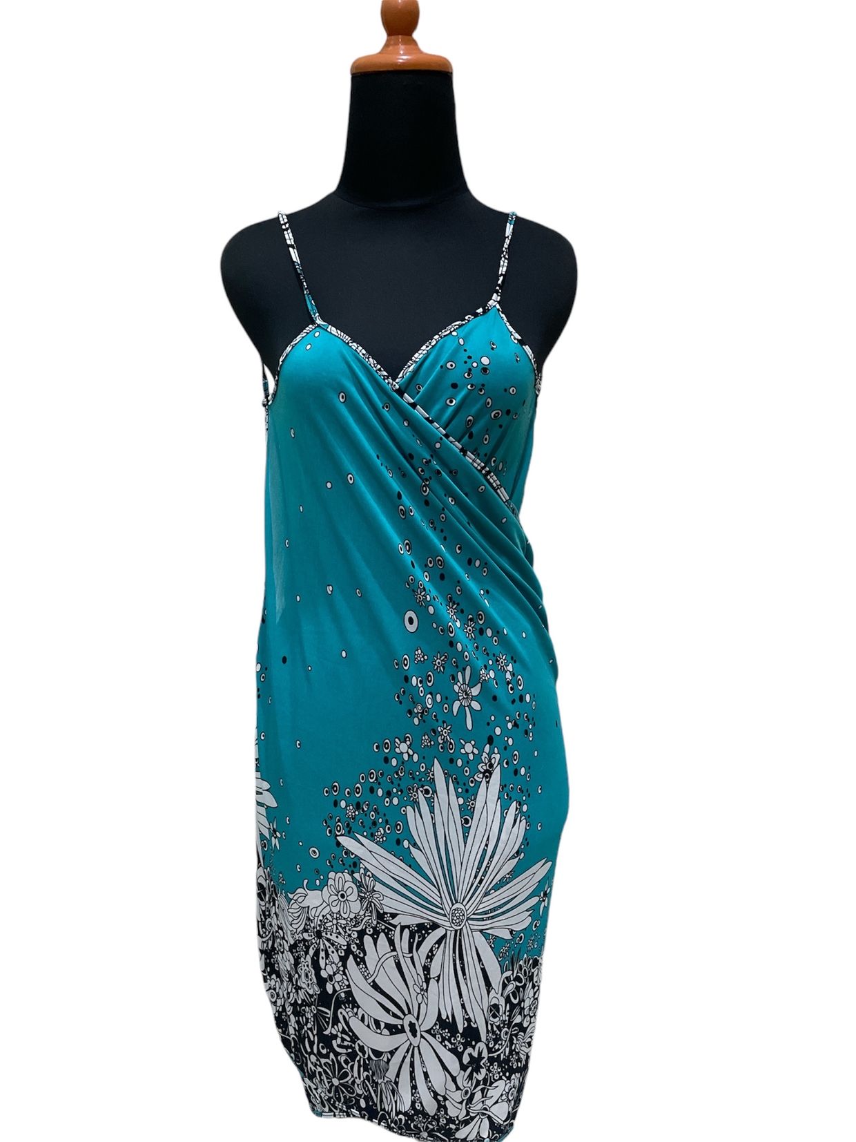 Vintage Indie Bodycon dress Wanita green