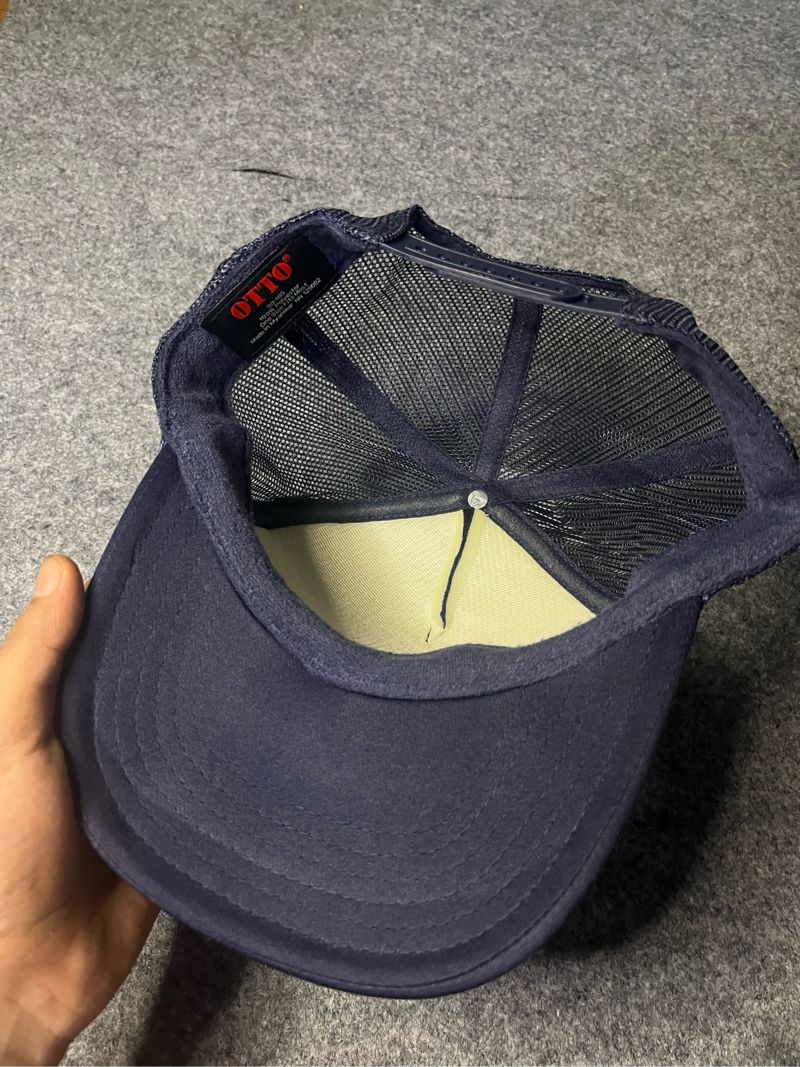 Vintage Hat Pria navy, foto 2