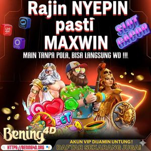 BENING4D tempatnya slot gacor dengan bonus new member 50% 🎯