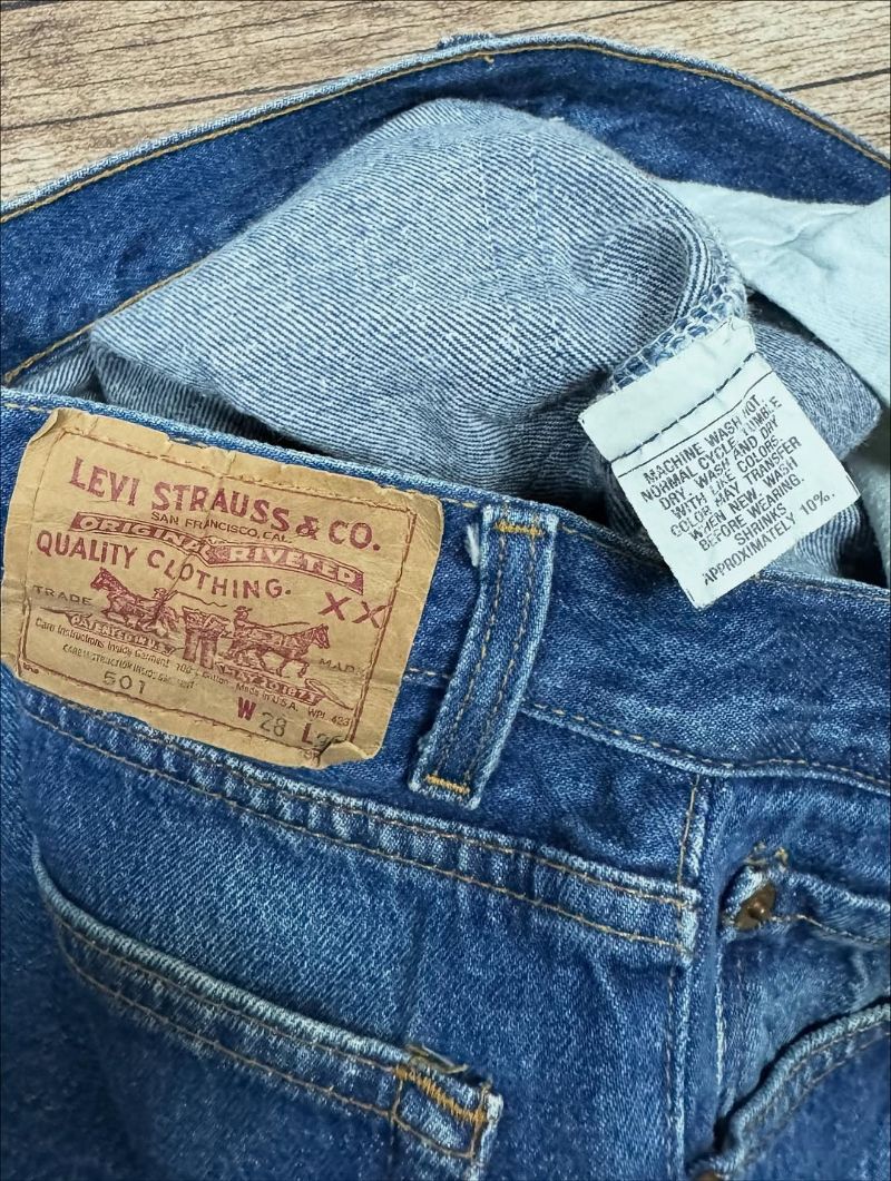 levi’s 501 button fly jeans long pants #JLLP285, foto 7