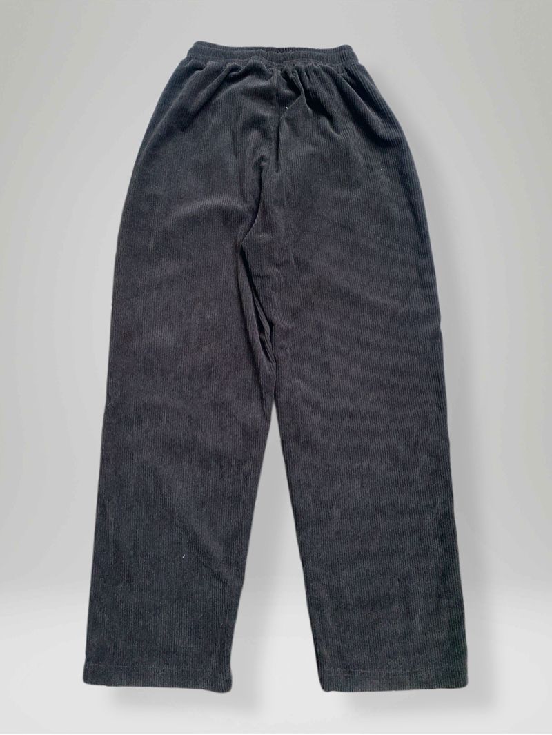 Baggy Corduroy Pants Hitam, foto 2