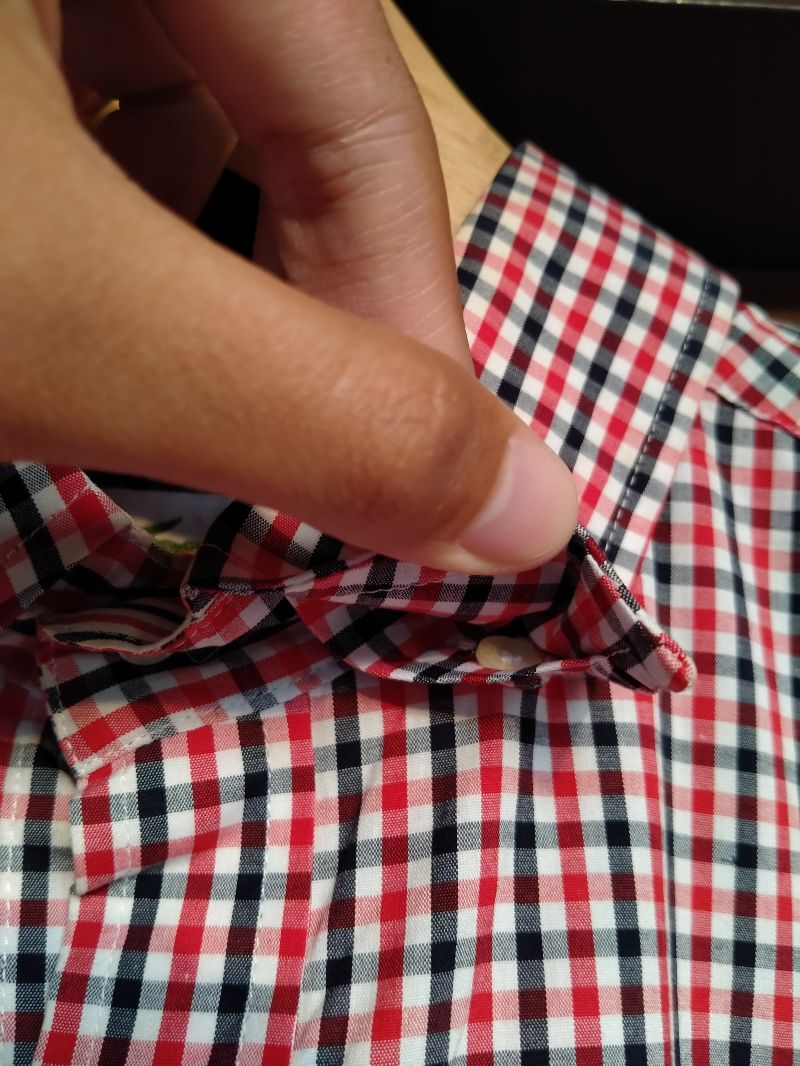 Lacoste Gingham Buttondown Vintage Longshirt, foto 4