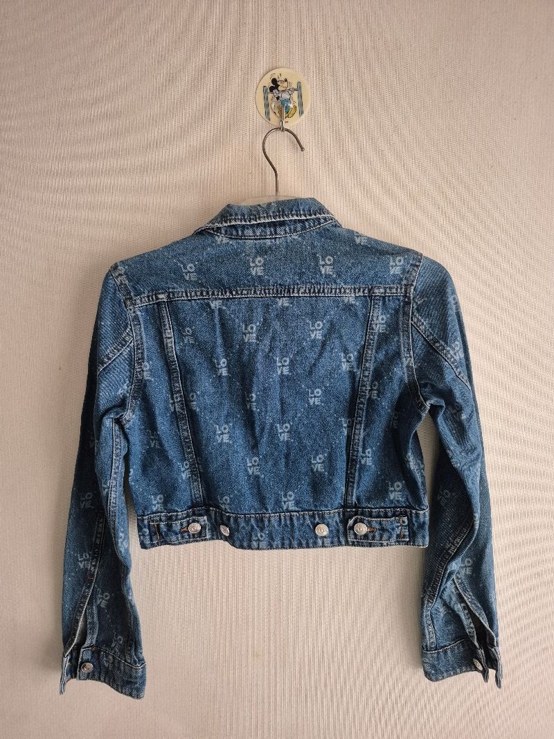 Jacket Jeans Tulisan Love Divided H&M, foto 3