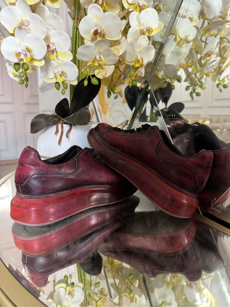 Alexander McQueen Black & Red Oversized Sneakers, foto 5