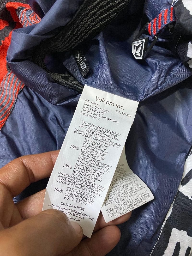 Volcom Singleton Logo Disaster Snowboard Jacket, foto 9