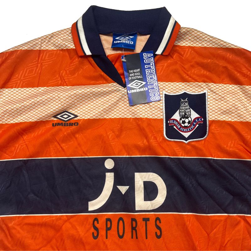 Vintage Umbro Oldham Athletic Away 94/96 Jersey., foto 5