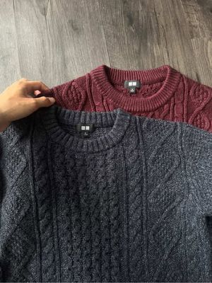 sweater abu uniqlo
