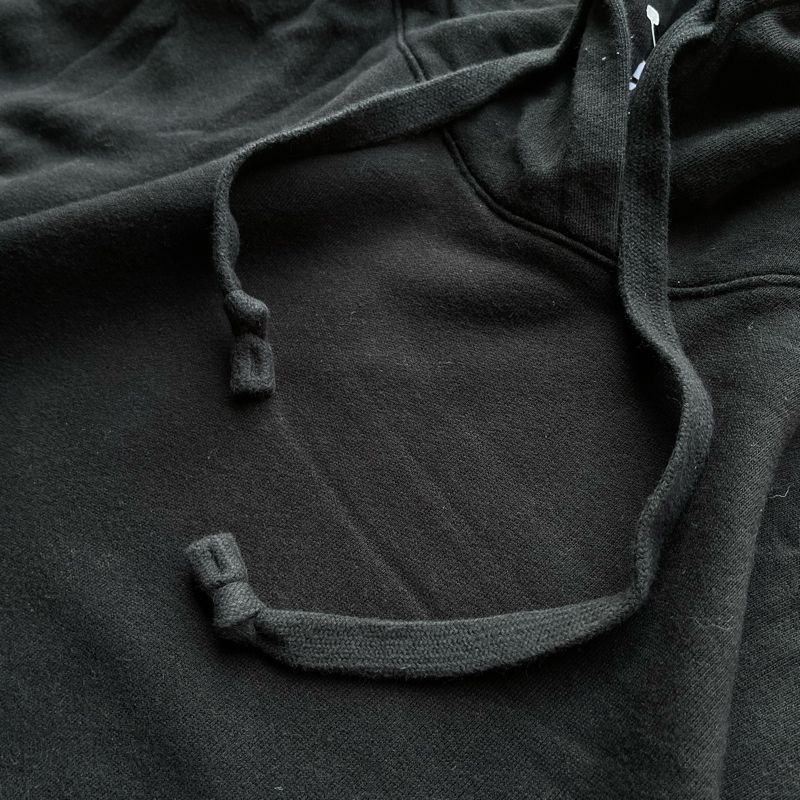 Uniqlo Plain Black Heavy Pullover Hoodies, foto 3