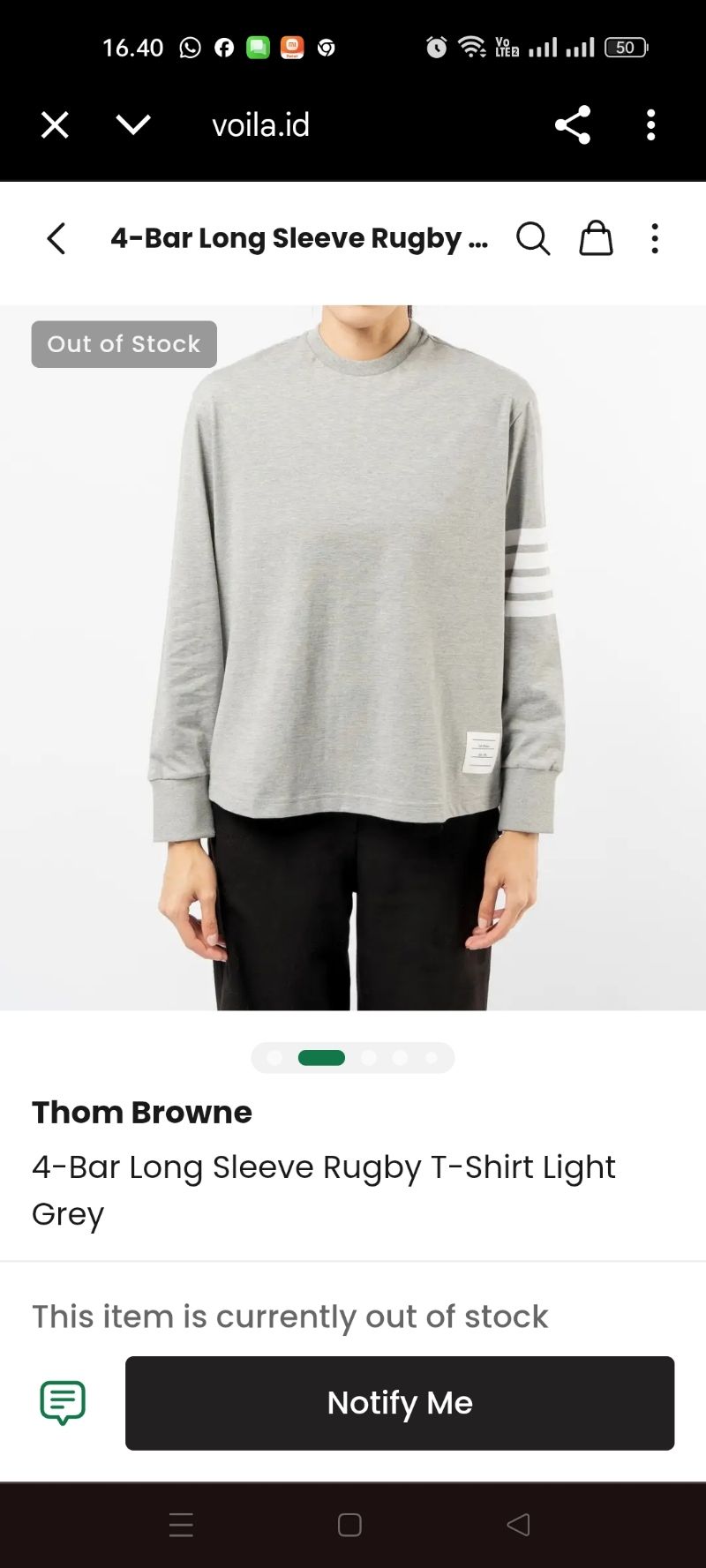THOM BROWNE 4 BAR LONG, foto 8