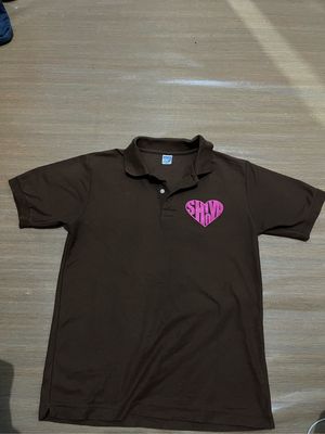 Polo shirt coklat