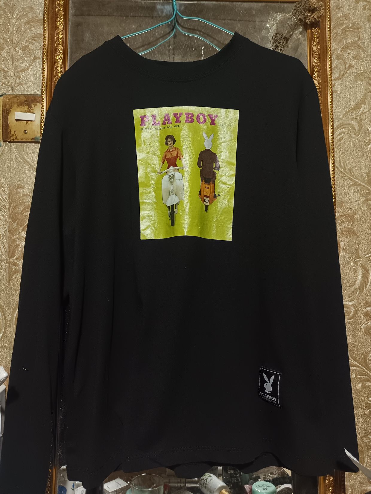 Playboy Casual T-shirt Pria black