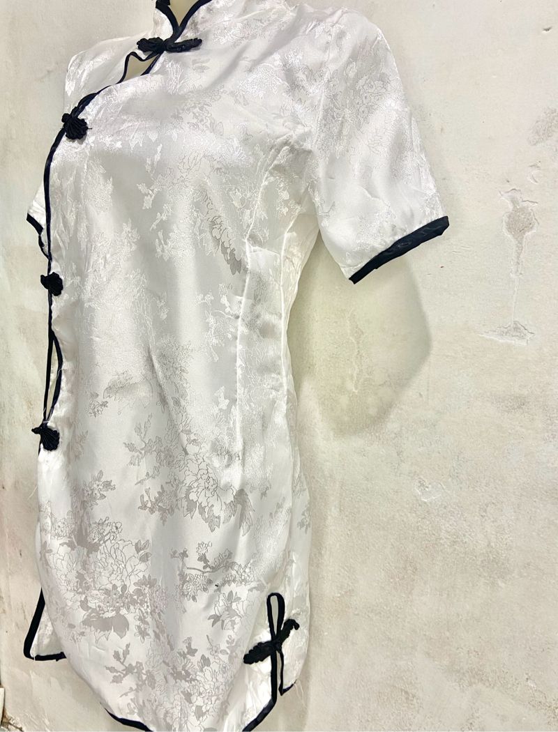 Cheongsam Qipao white, foto 3