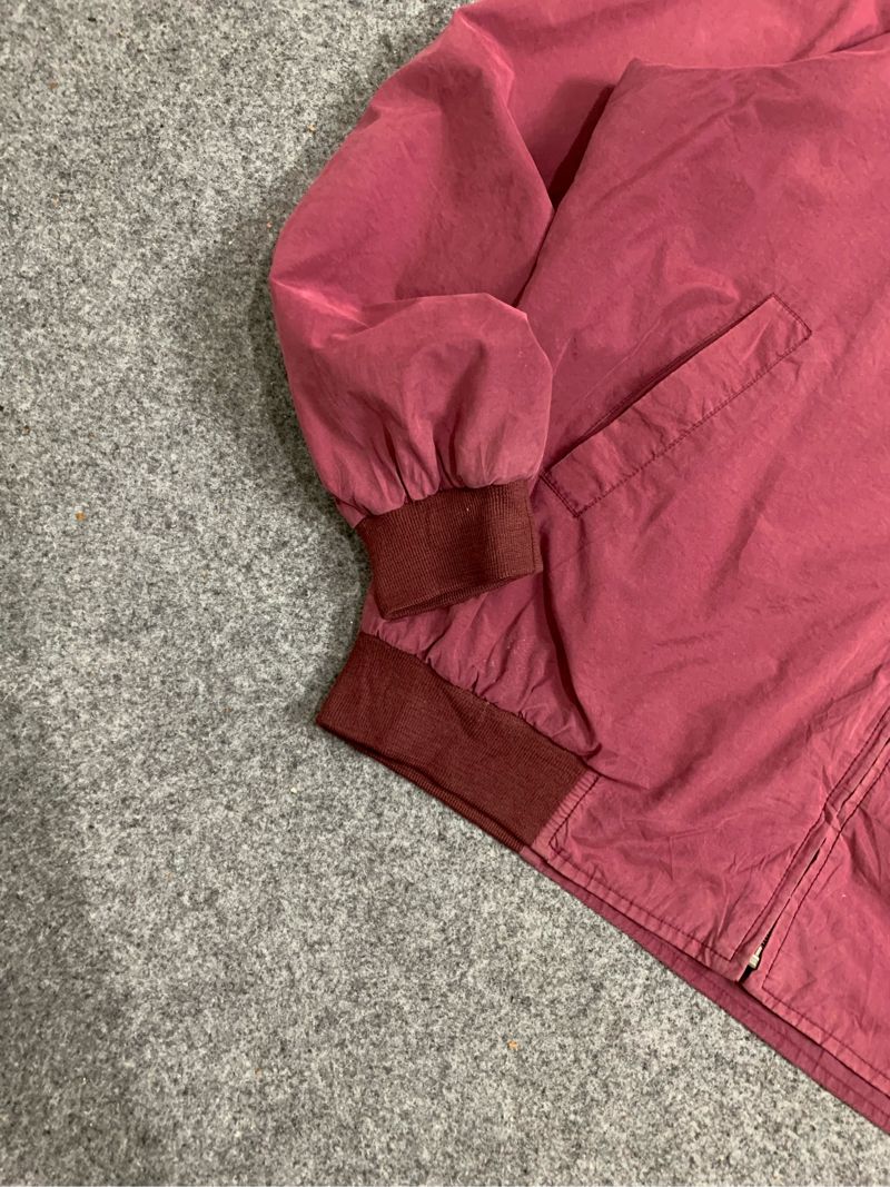 Vintage Lacoste Work Jacket Maroon Colour, foto 4