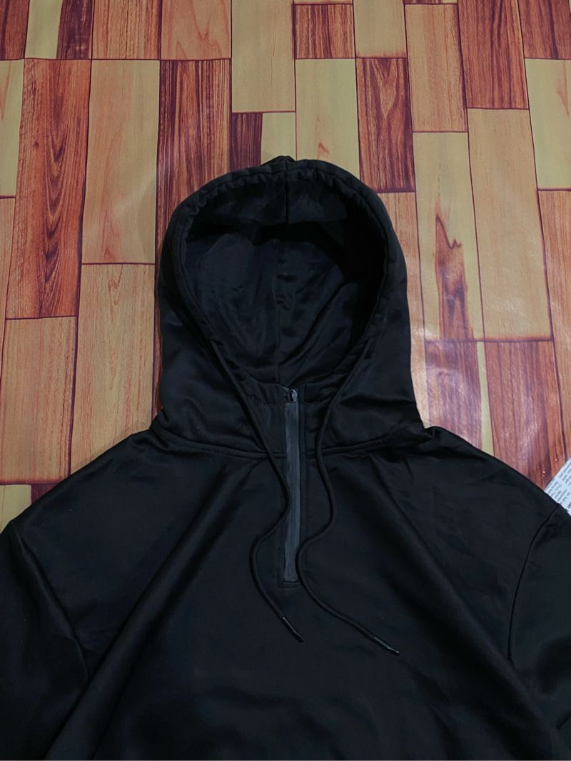 HOODIE BESIC HITAM, foto 3