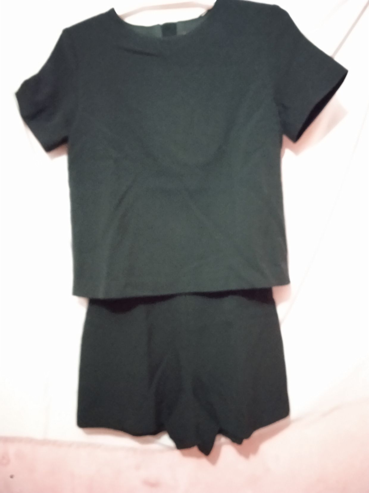 ZARA Minimalist Casual Jumpsuit Wanita black