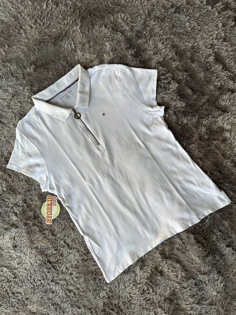 Polo shirt Tommy Hilfiger Half Zip Cewe, foto 2