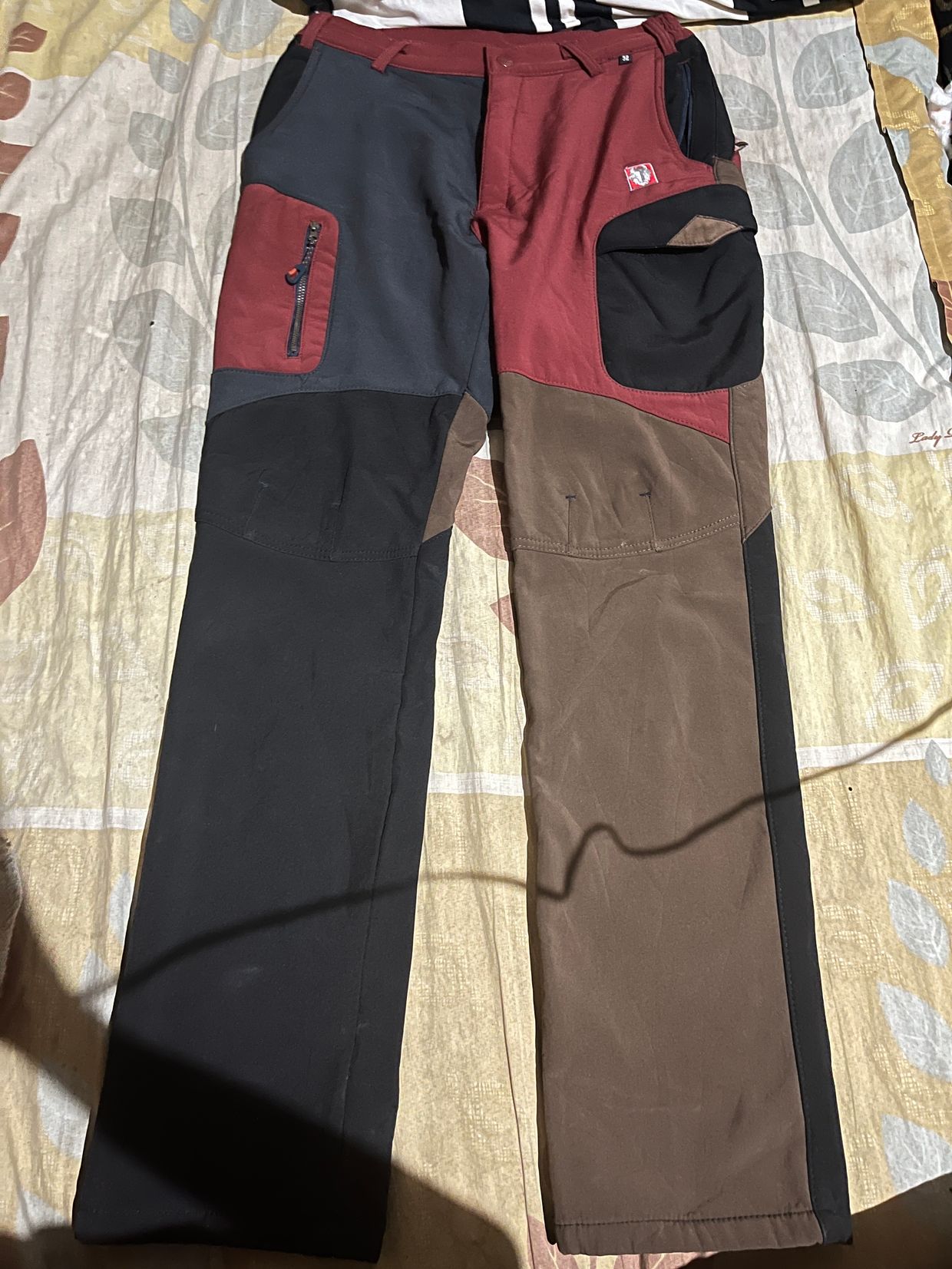 Gorpcore Reworked Pria burgundy tan brown black gray, foto 3