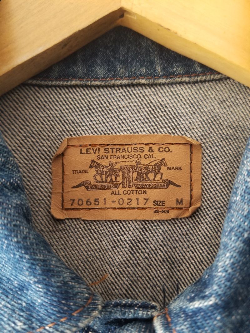 Levi's Denim Jacket Orang Tab 70/80s 🇯🇵, foto 3