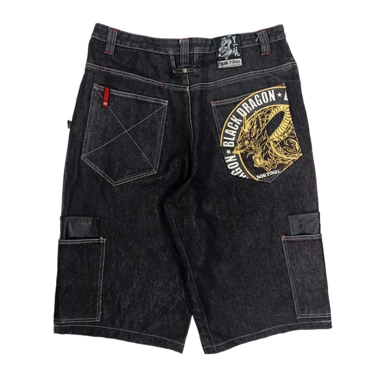 DOGTOWN BLACK DRAGON SHORTS ドッグタウン 黒龍 ハーフパンツ