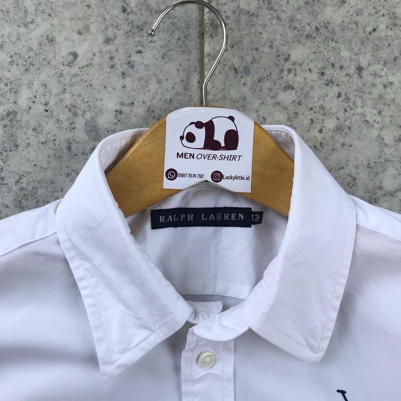 Kemeja Putih Ralph Lauren Big Logo, foto 5