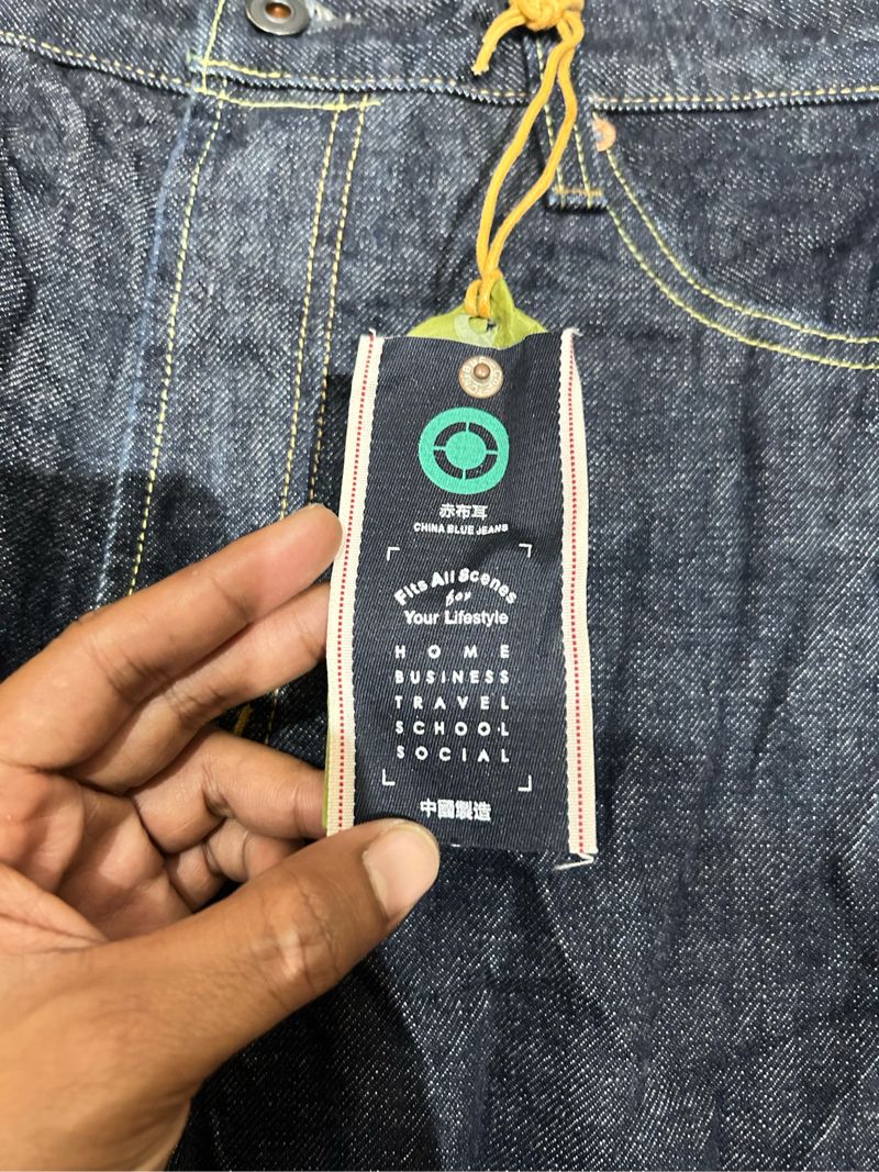 Denim blue China selvedge, foto 4
