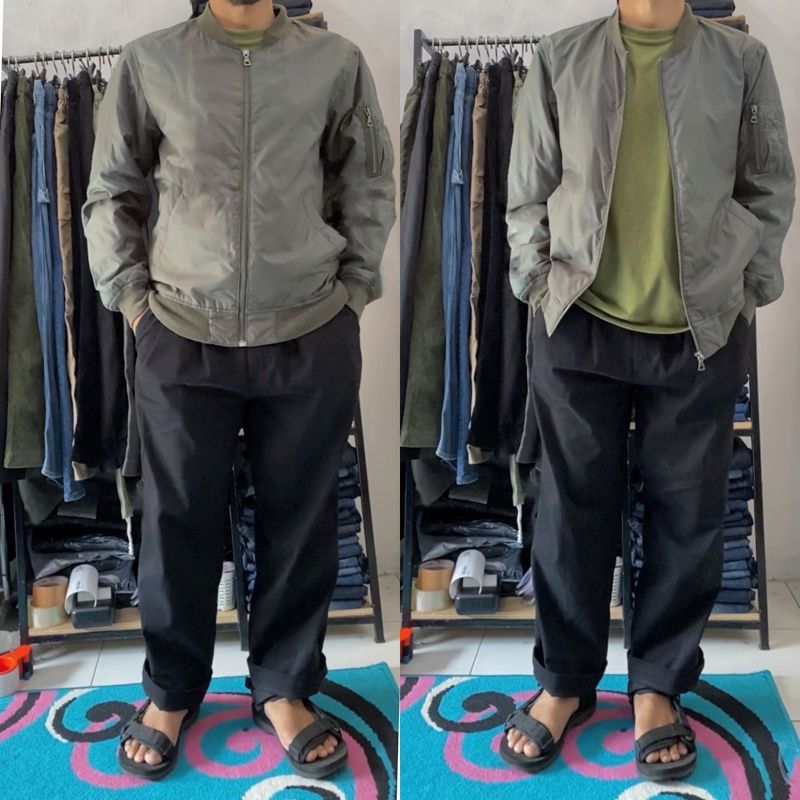 Uniqlo MA-1 Flight Bomber Nylon Regular Fit Jacket, foto 2