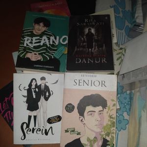 Preloved 4 Novel NON ORI