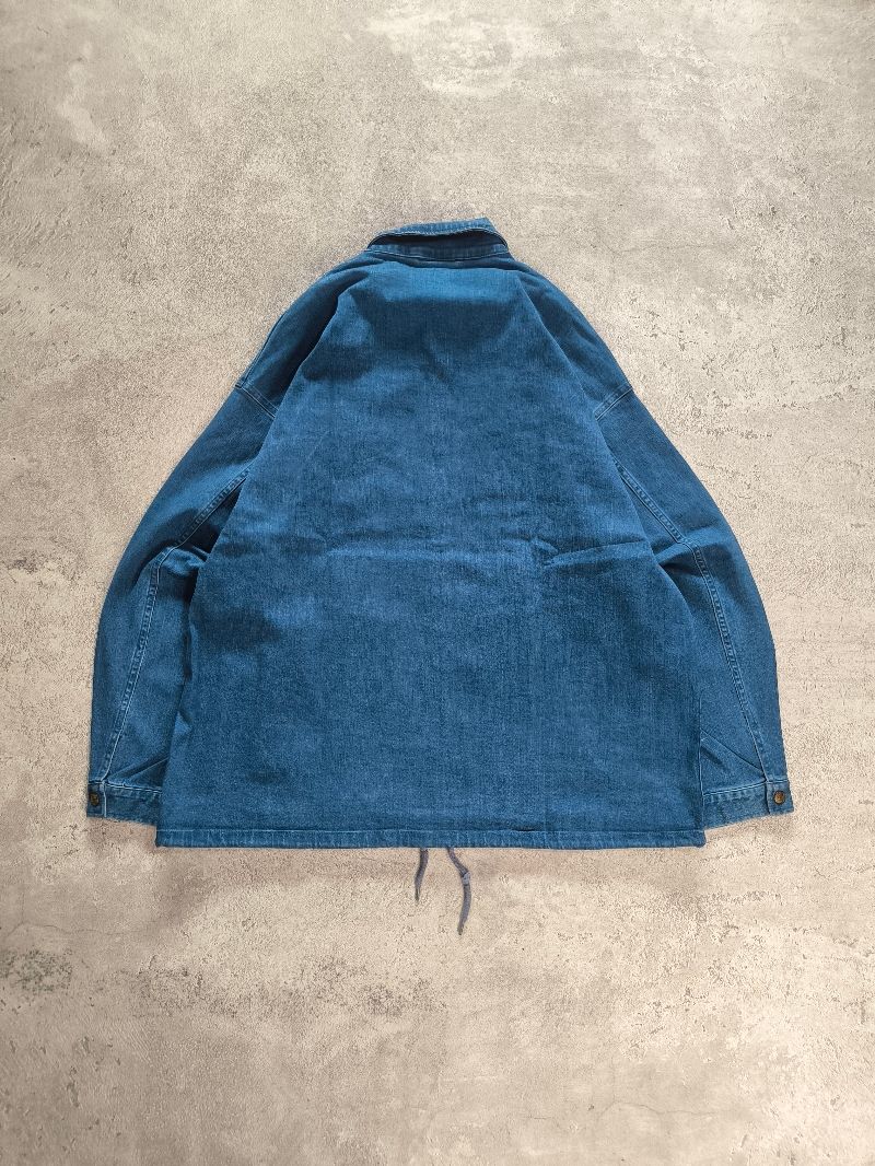 Gu oversize denim coach jaket, foto 9