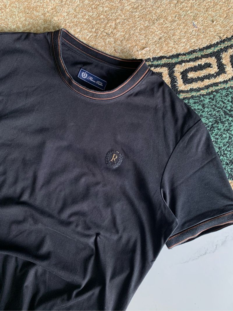 T-shirt RUCAS TEE TAILOR TWO ONE RIB BLACK, foto 2