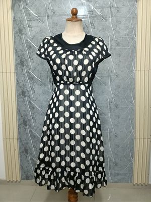 dress sifon polkadot