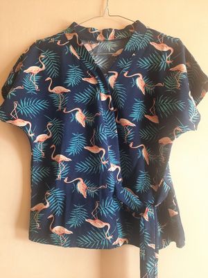 Blouse flamingo