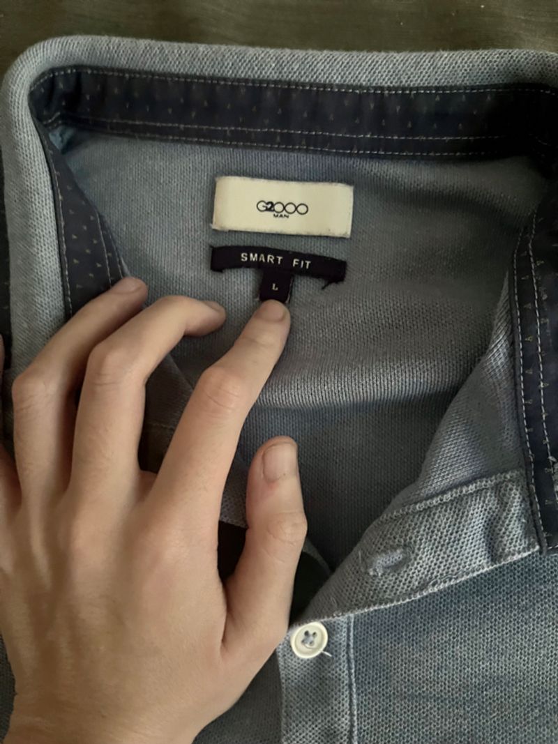 G2000 light blue polo shirt L original, foto 2