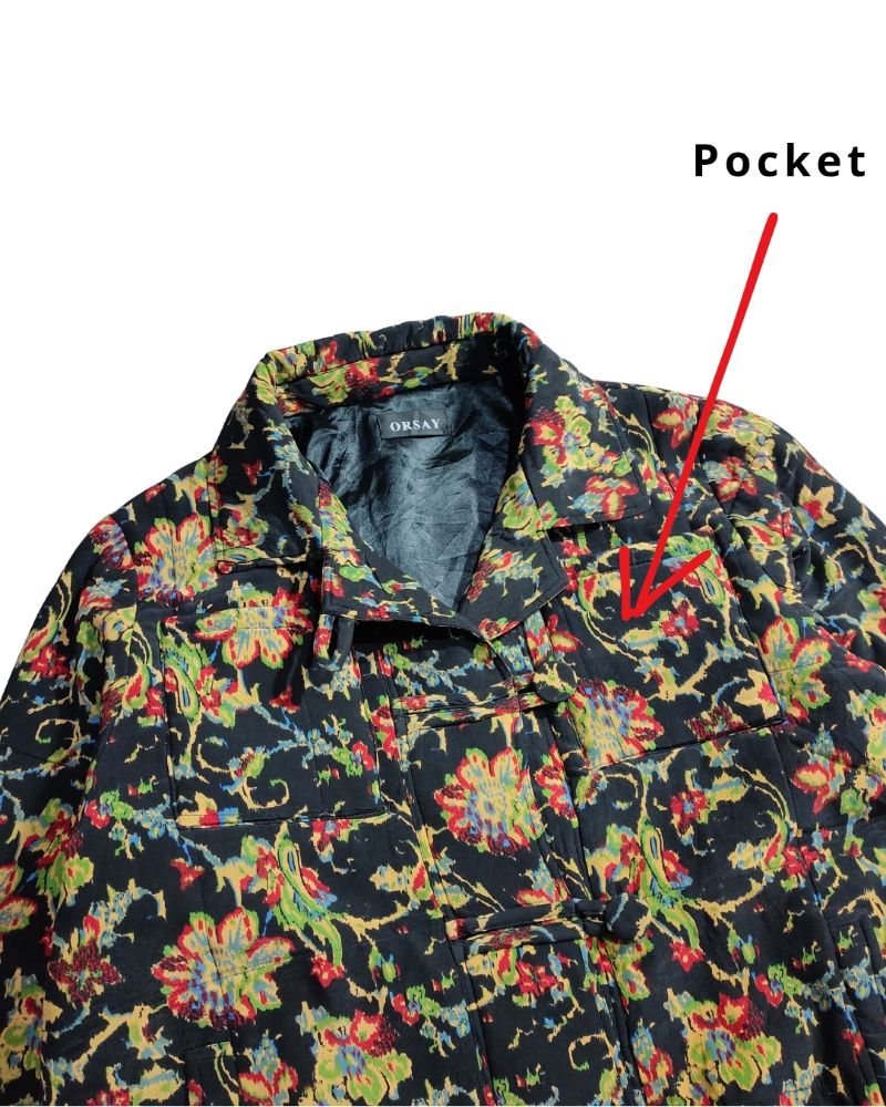 Casual jacket floral pattern by Orsay boxy fit, foto 4