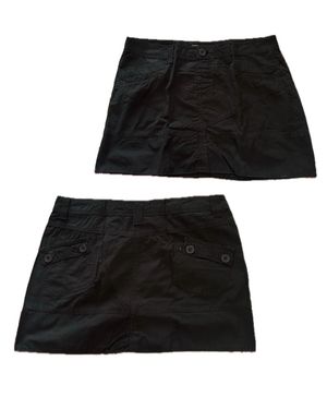 2000s teenation black miniskirt